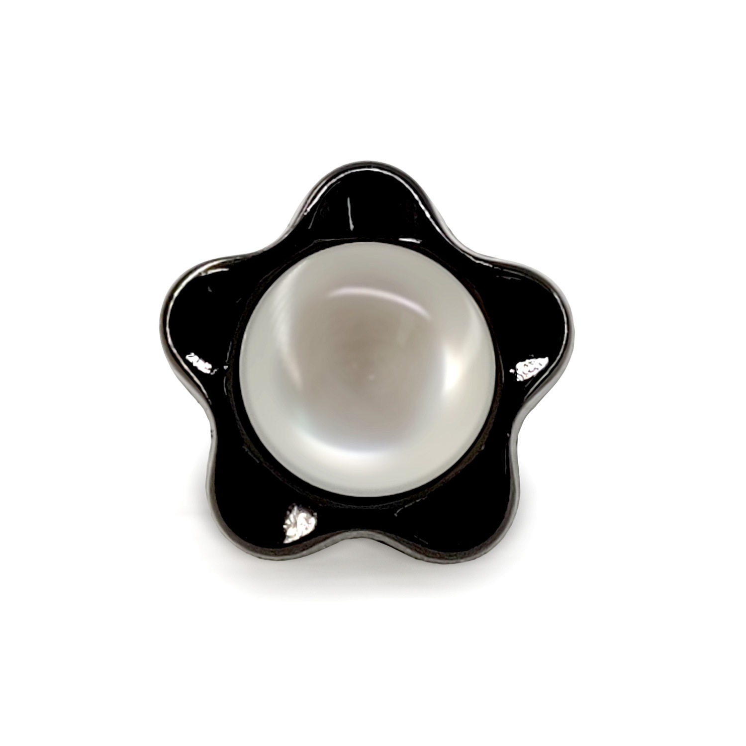 Craftisum Black Cute Star Shank Sewing Buttons 20 Pcs - 10mm, 13/32"