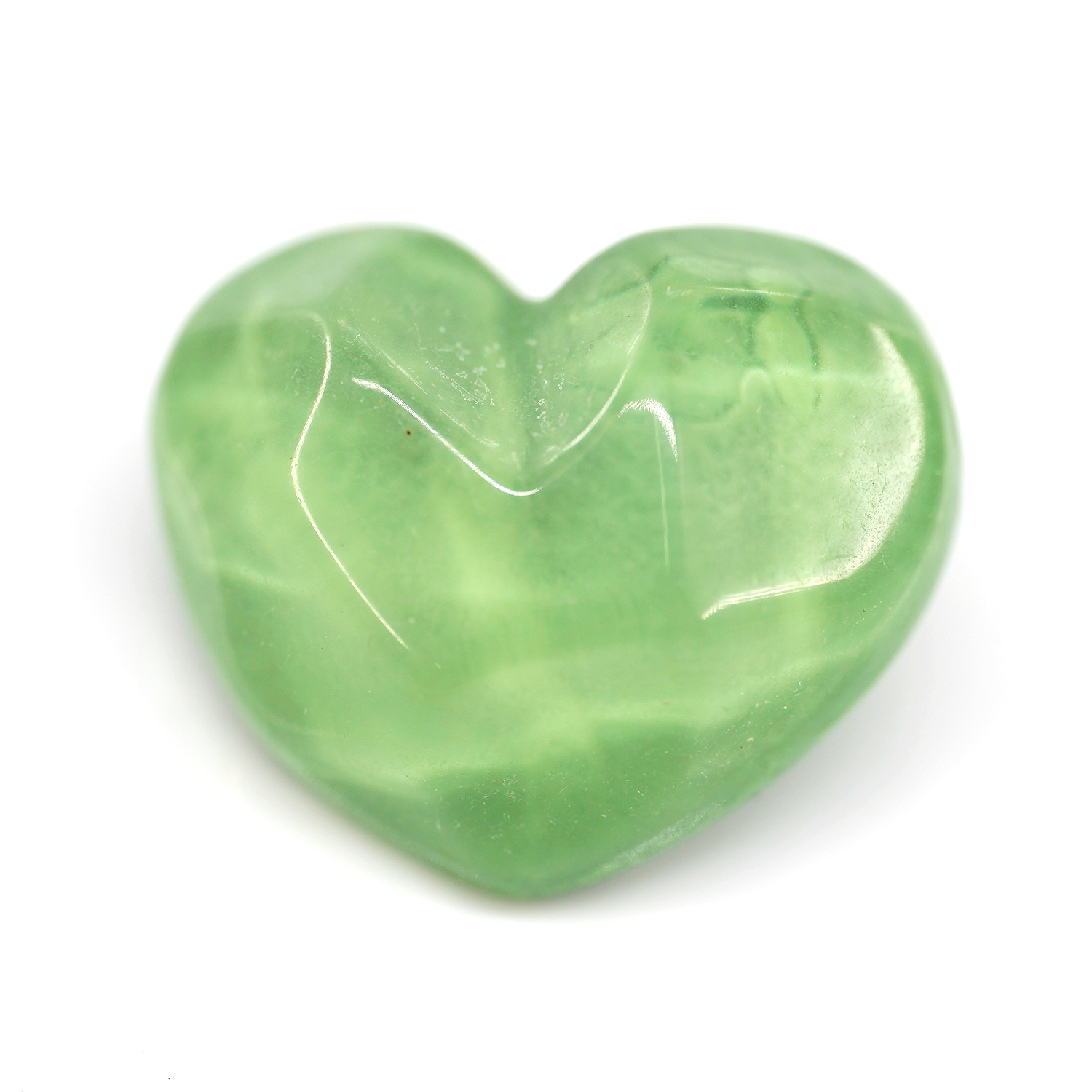 Craftisum 20 pcs Green Resin Jelly Heart Shape with Metal Loop Sewing Coat Buttons -20mm -13/16"