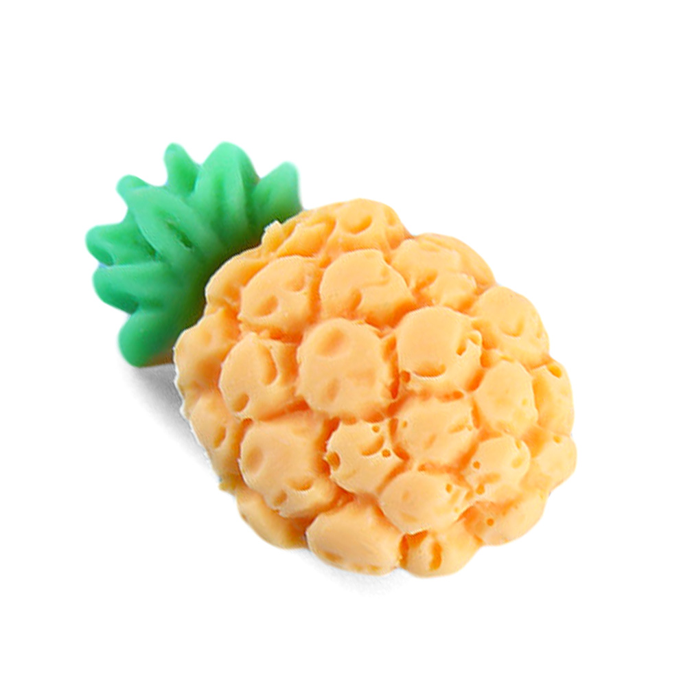 Craftisum 20 pcs Cute Resin Pineapple Shape Loop Sewing Coat Buttons -20mm -13/16"