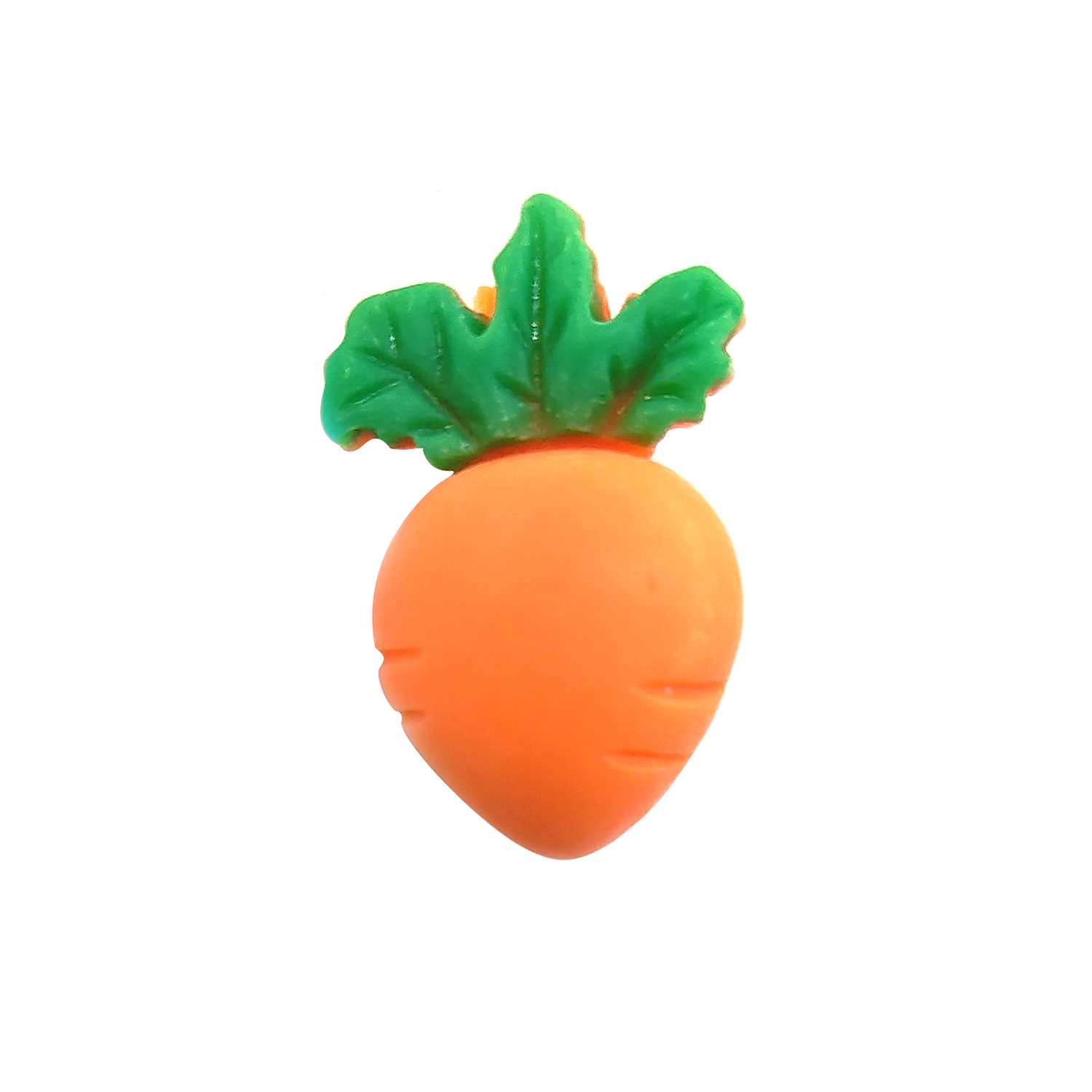 Craftisum 20 pcs Cute Resin Carrot Shape Loop Sewing Coat Buttons -20mm -13/16"