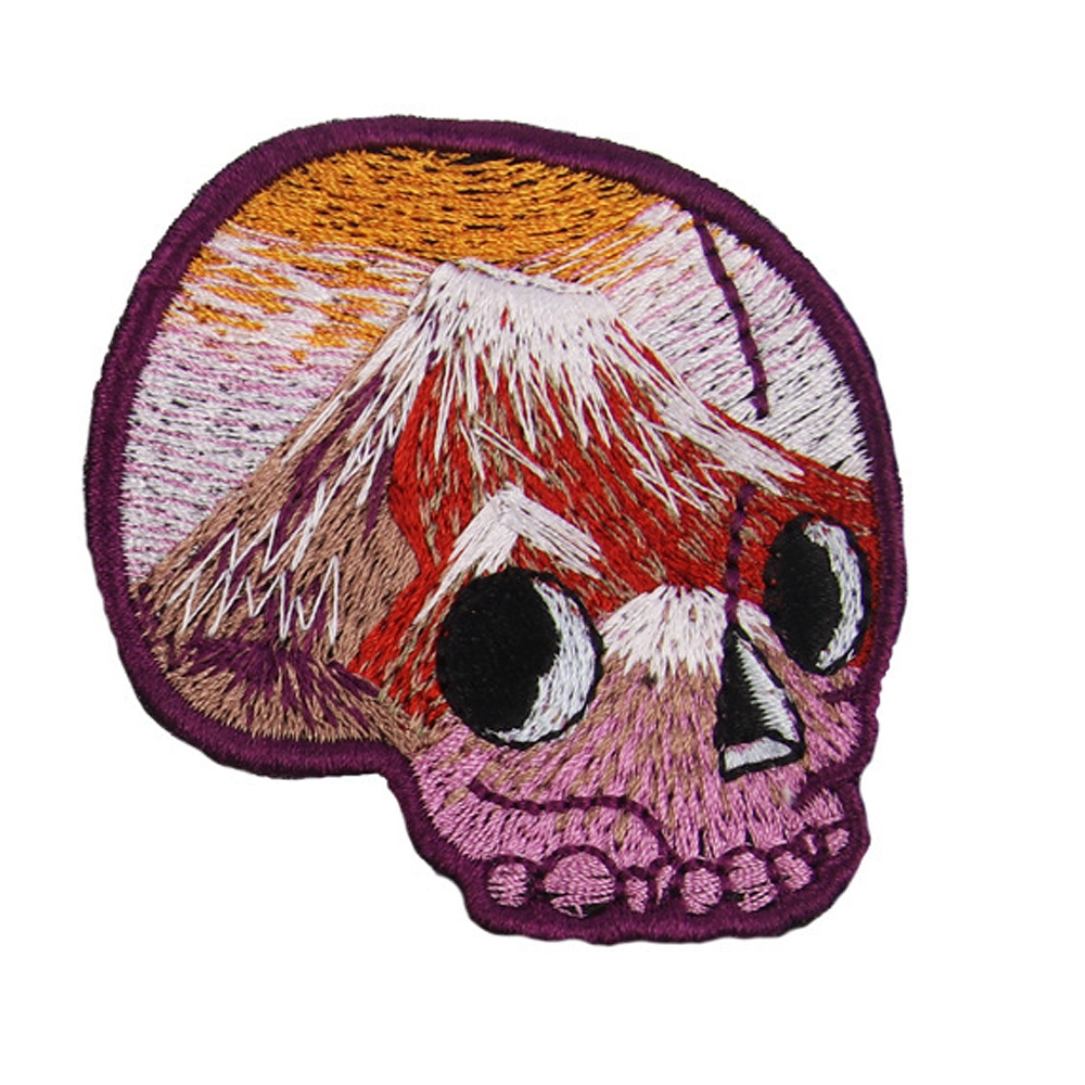 Craftisum 10 PCS CUTE EMBROIDERY SKULL PATCHES APPLIQUES FOR CLO
